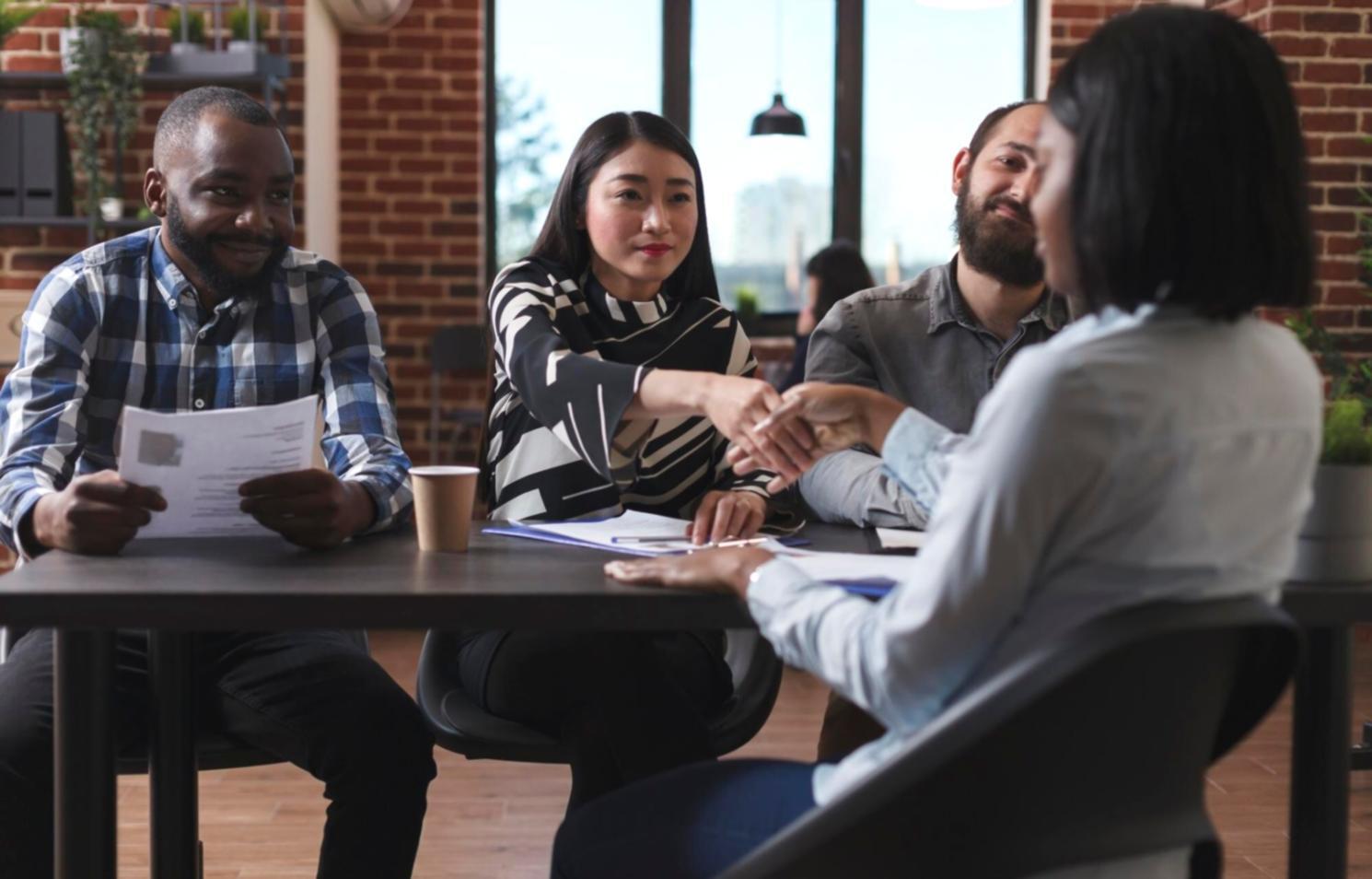 Creative workspace with financial planning materials